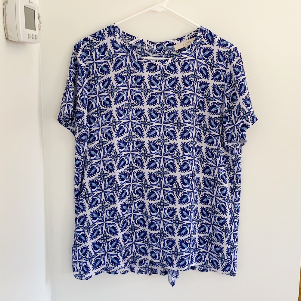 LOFT Moroccan inspired blouse